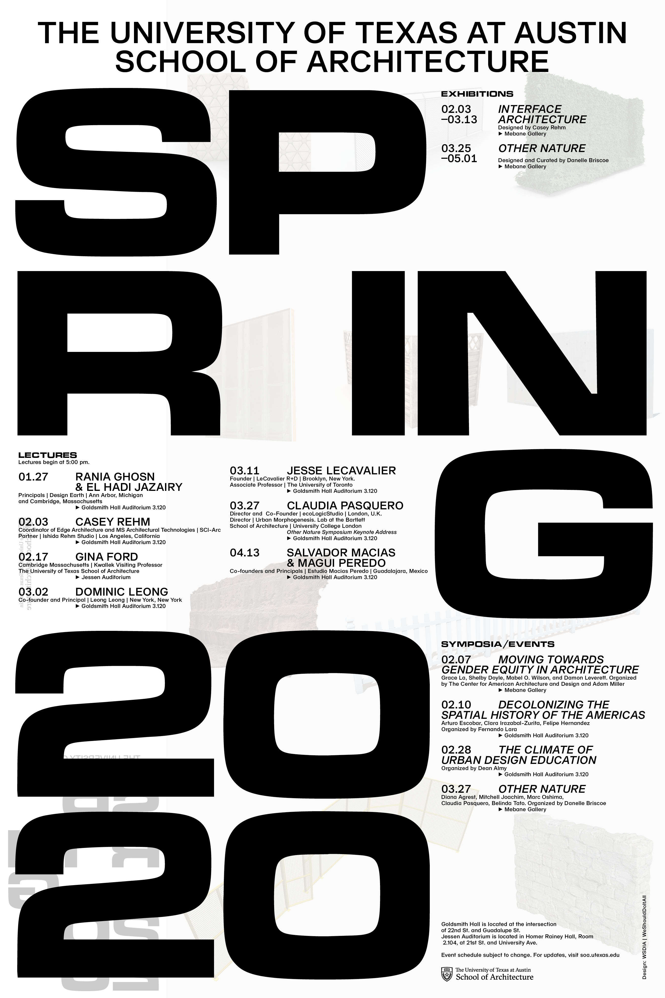 Spring 2020 Lecture Poster