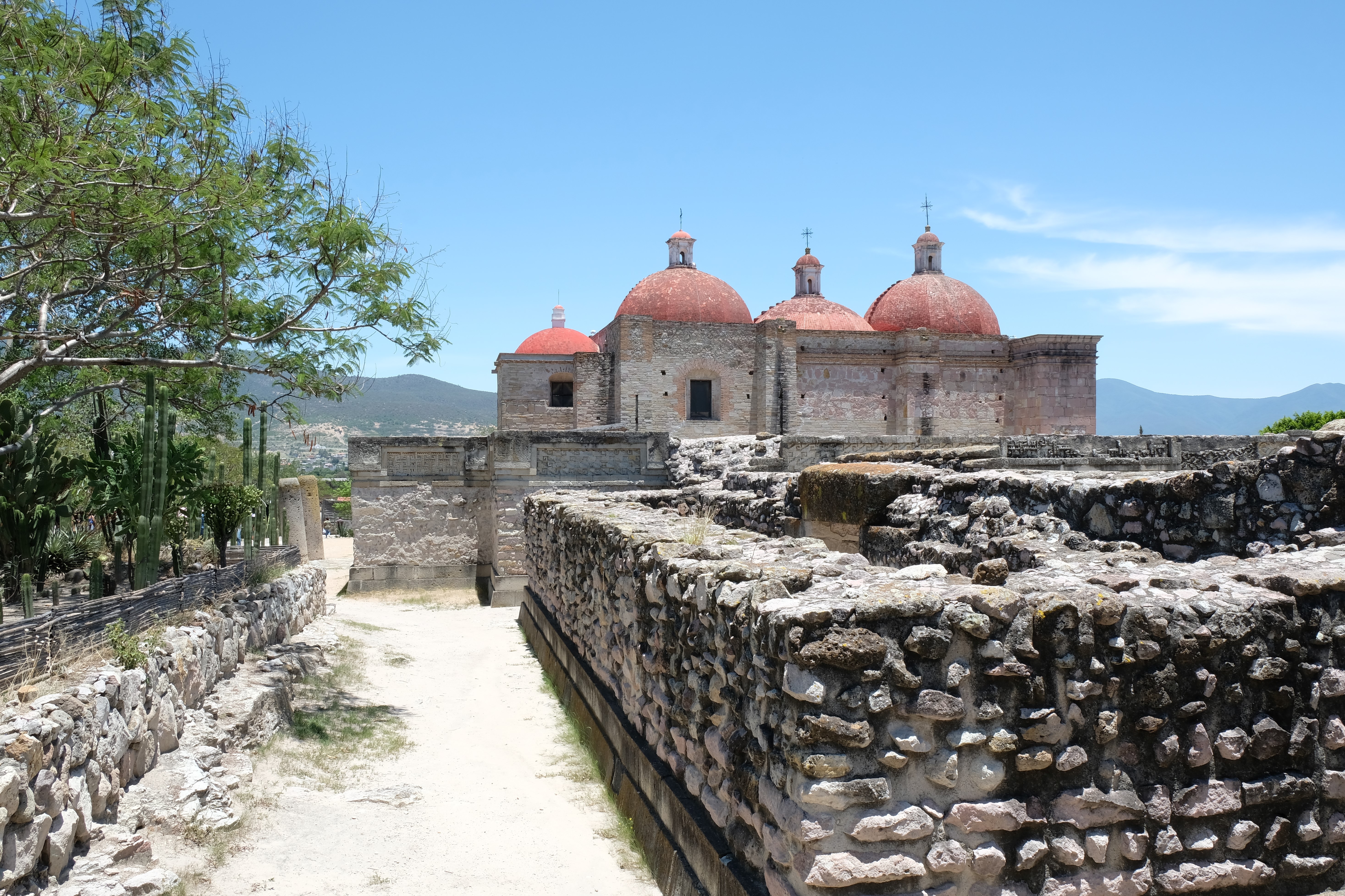 Church of San Pablo at the archaeological site of Mitla, Oaxaca