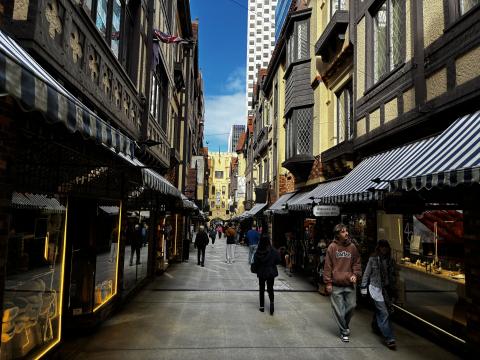 shopping area in australia