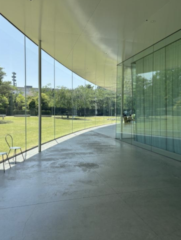 photo of a glass building