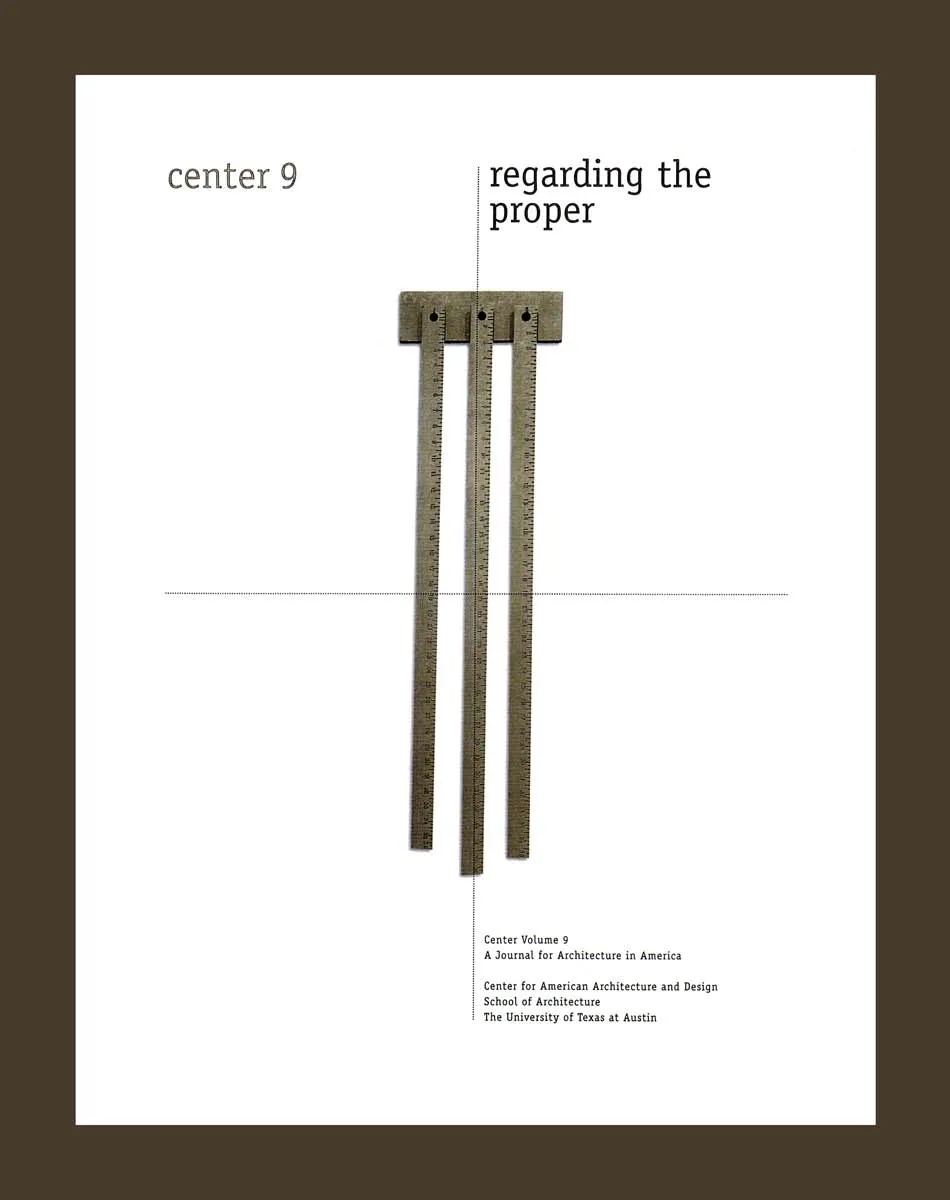 Center 9: Regarding the Proper