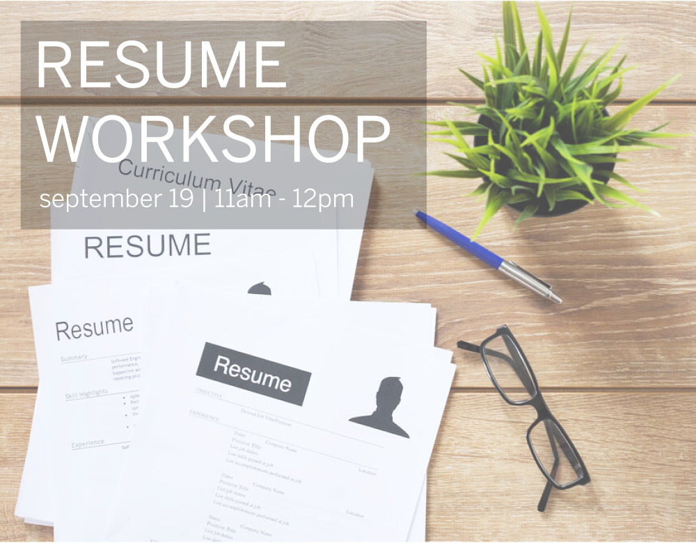 Resume Workshop graphic