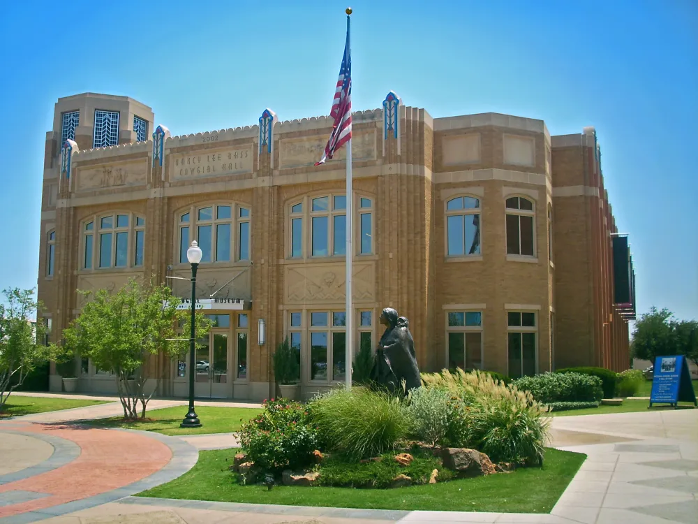 External shot of the National Cowgirl Museum & Hall of Fame in Forth Worth