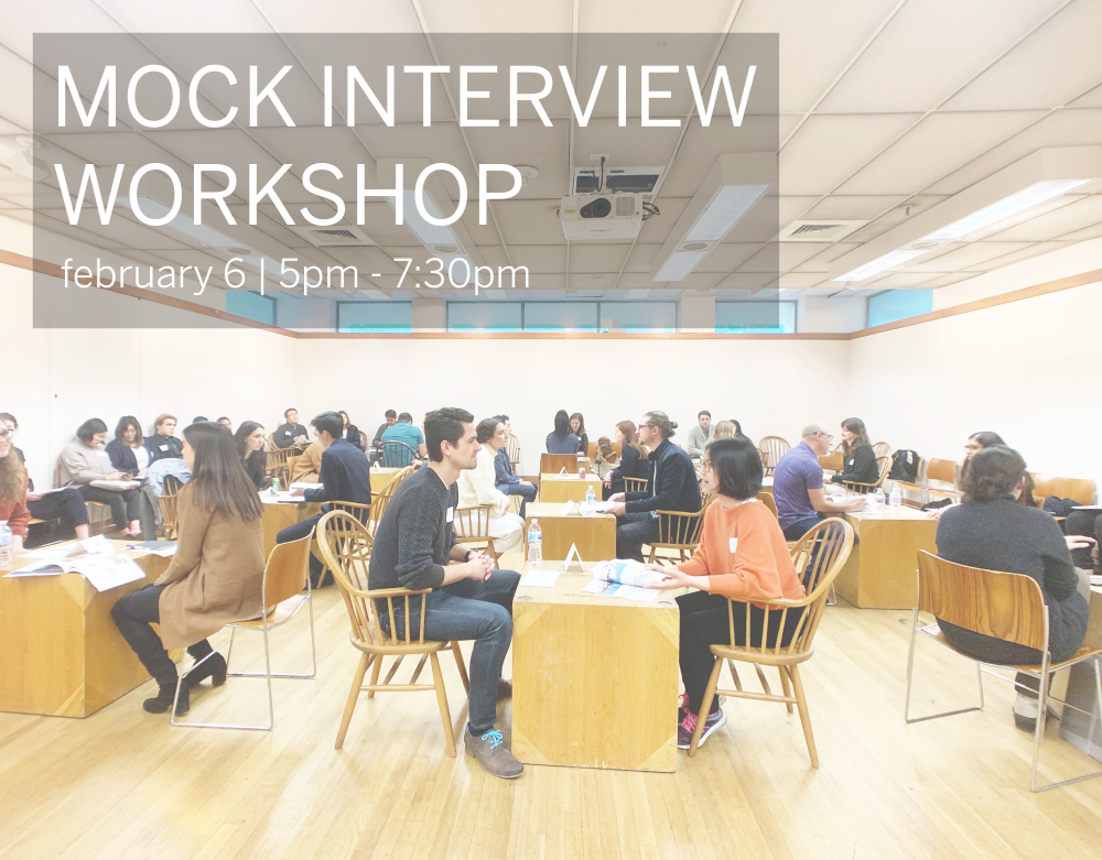 Mock Interview Workshop Flyer