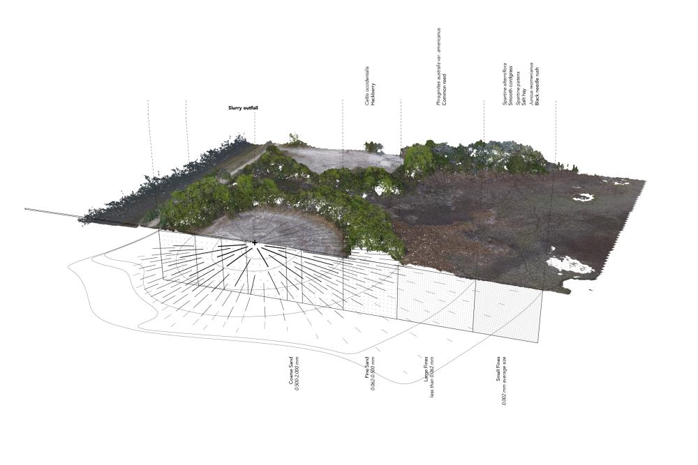Axon of landscape architecture diagram