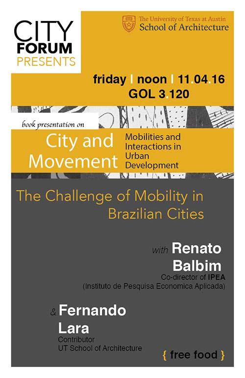 The Challenge of Mobility in Brazilian Cities.