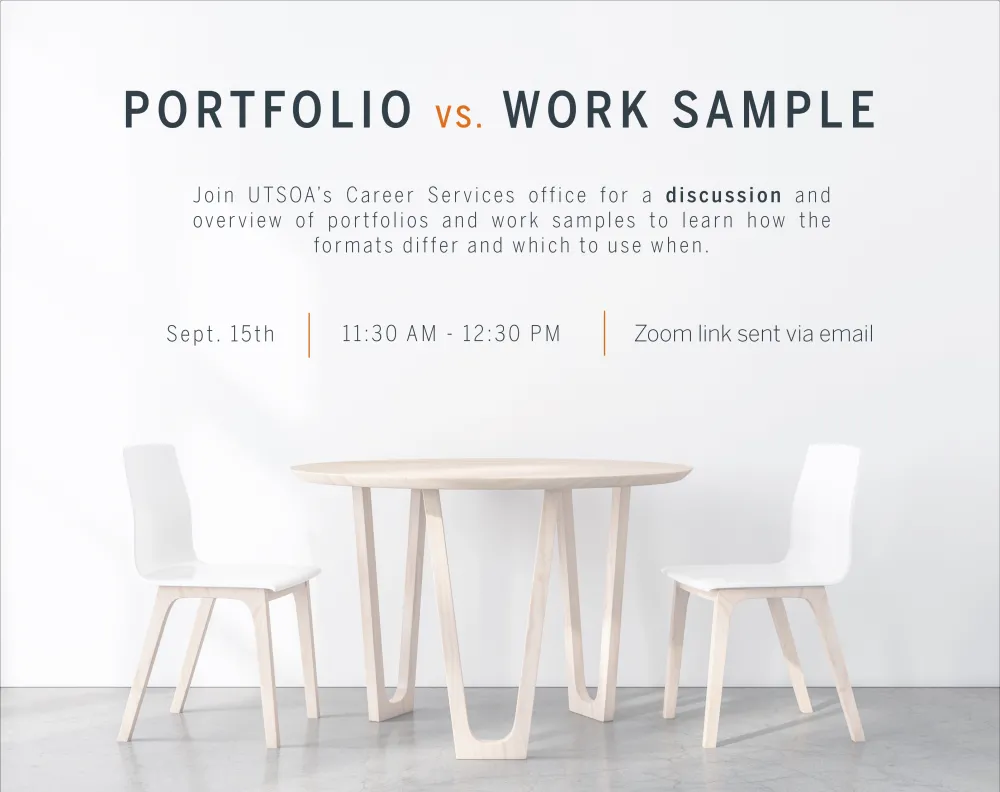 work sample vs portfolio
