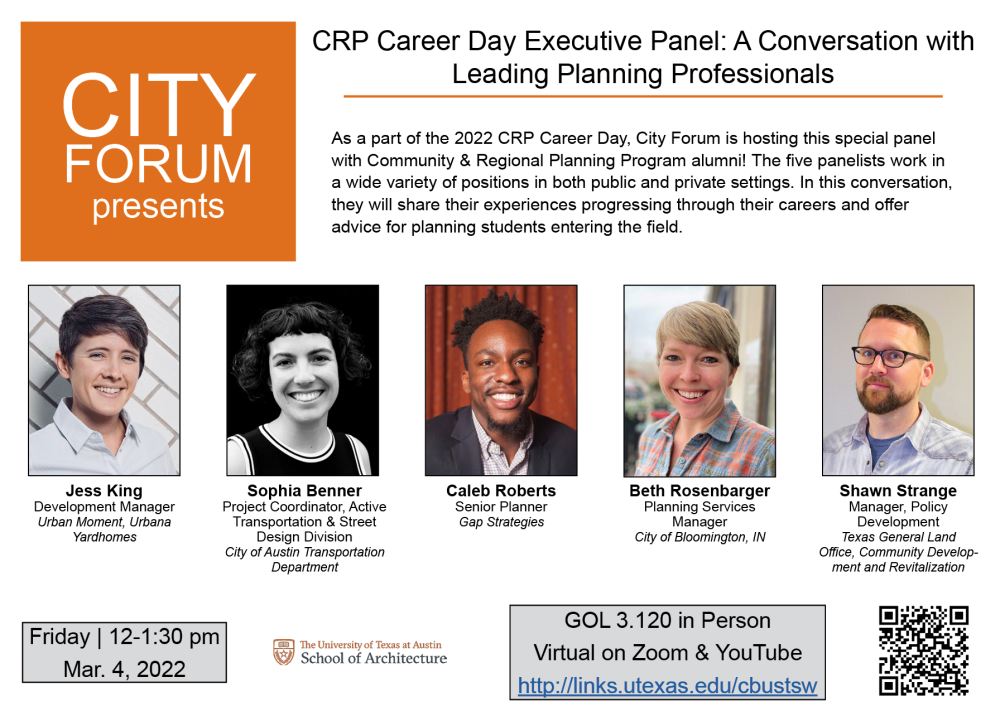 City Forum: CRP Career Day Executive Panel