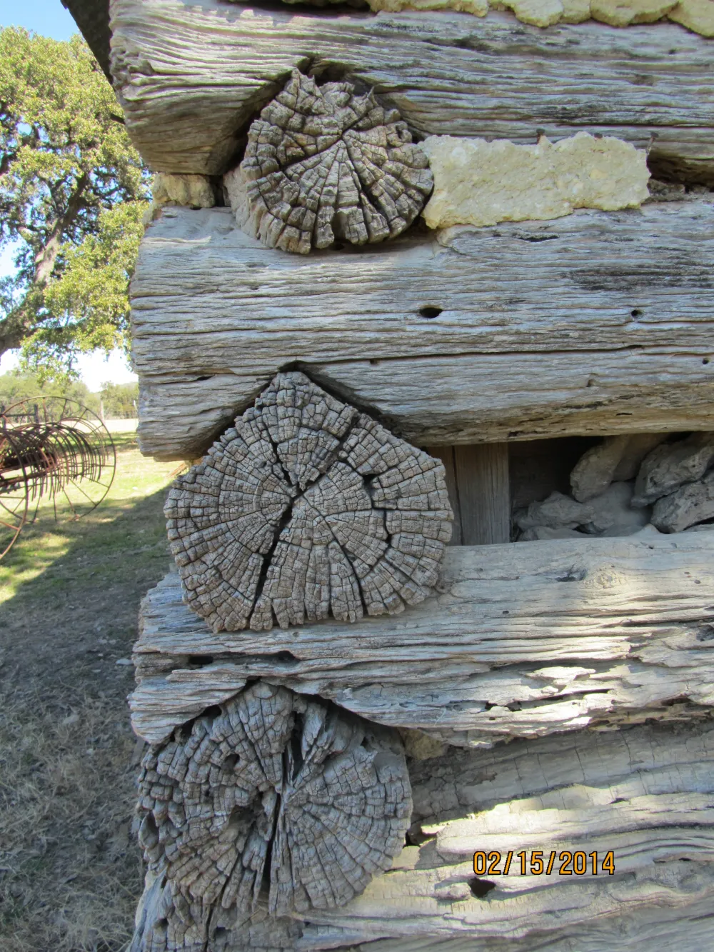 Details of log construction.
