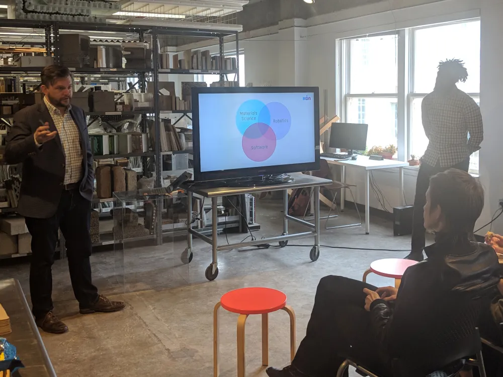 Jason talks about how Icon exists in the intersection between the fields of Materials Science, Robotics, and Software.