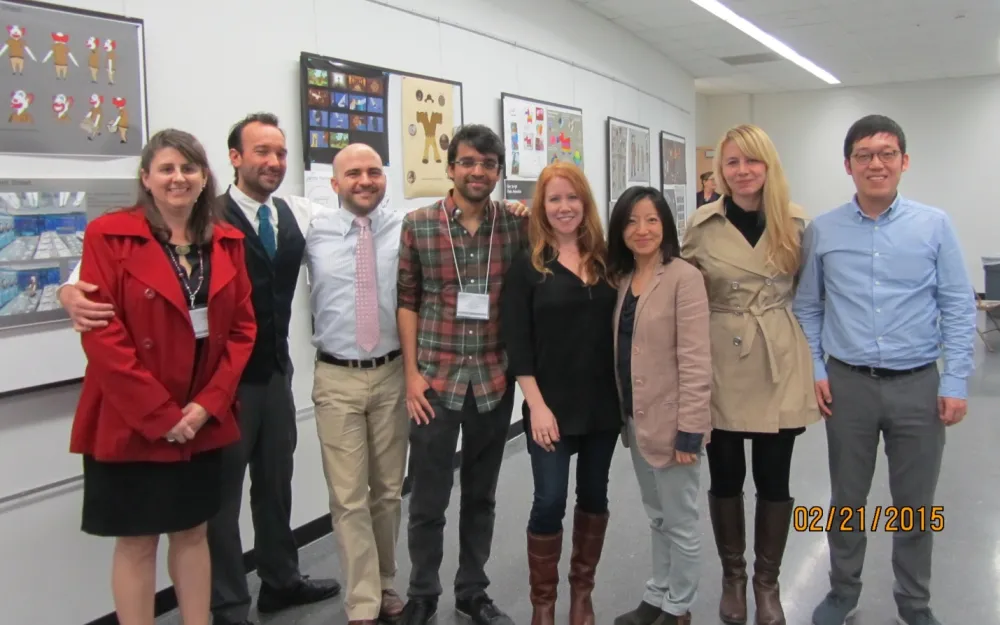 UT students at CHC Symposium poster session