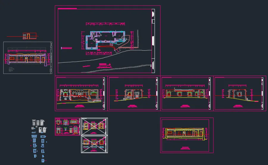 Diagram of Employee Quarters at Carlsbad National Park