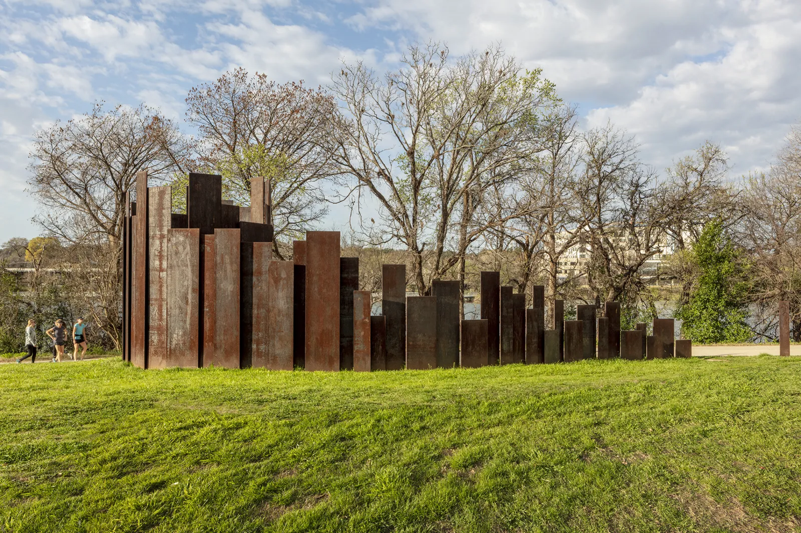 Restroom on the hike and bike trail on Lady Bird Lake