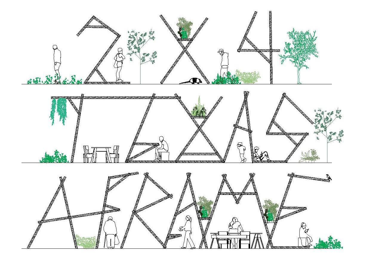 American A-Frame poster