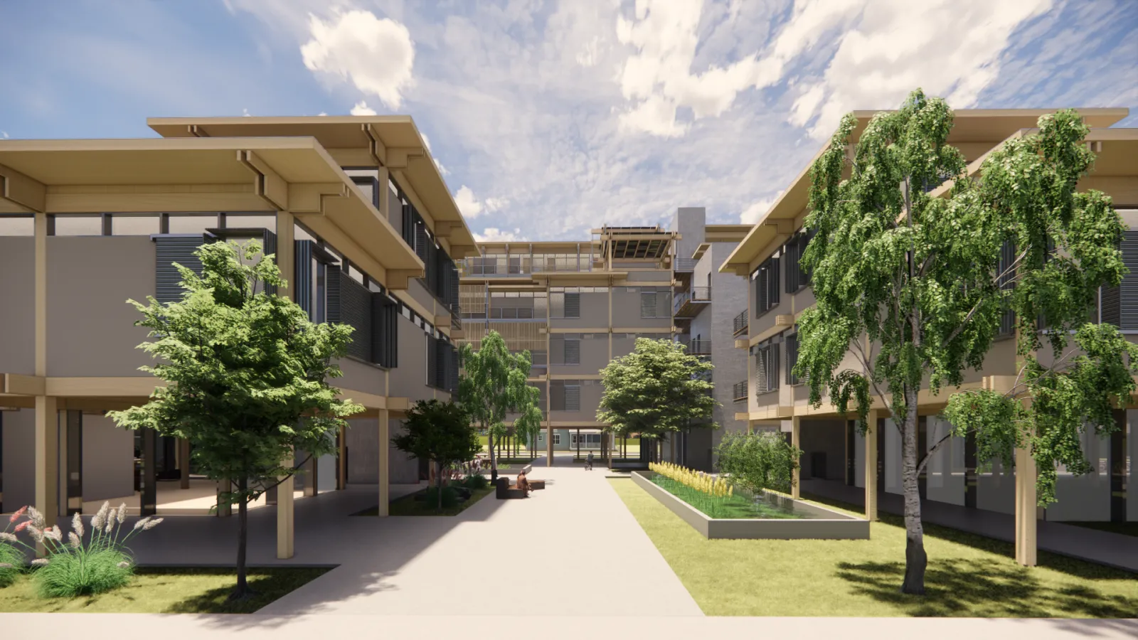 View of a courtyard