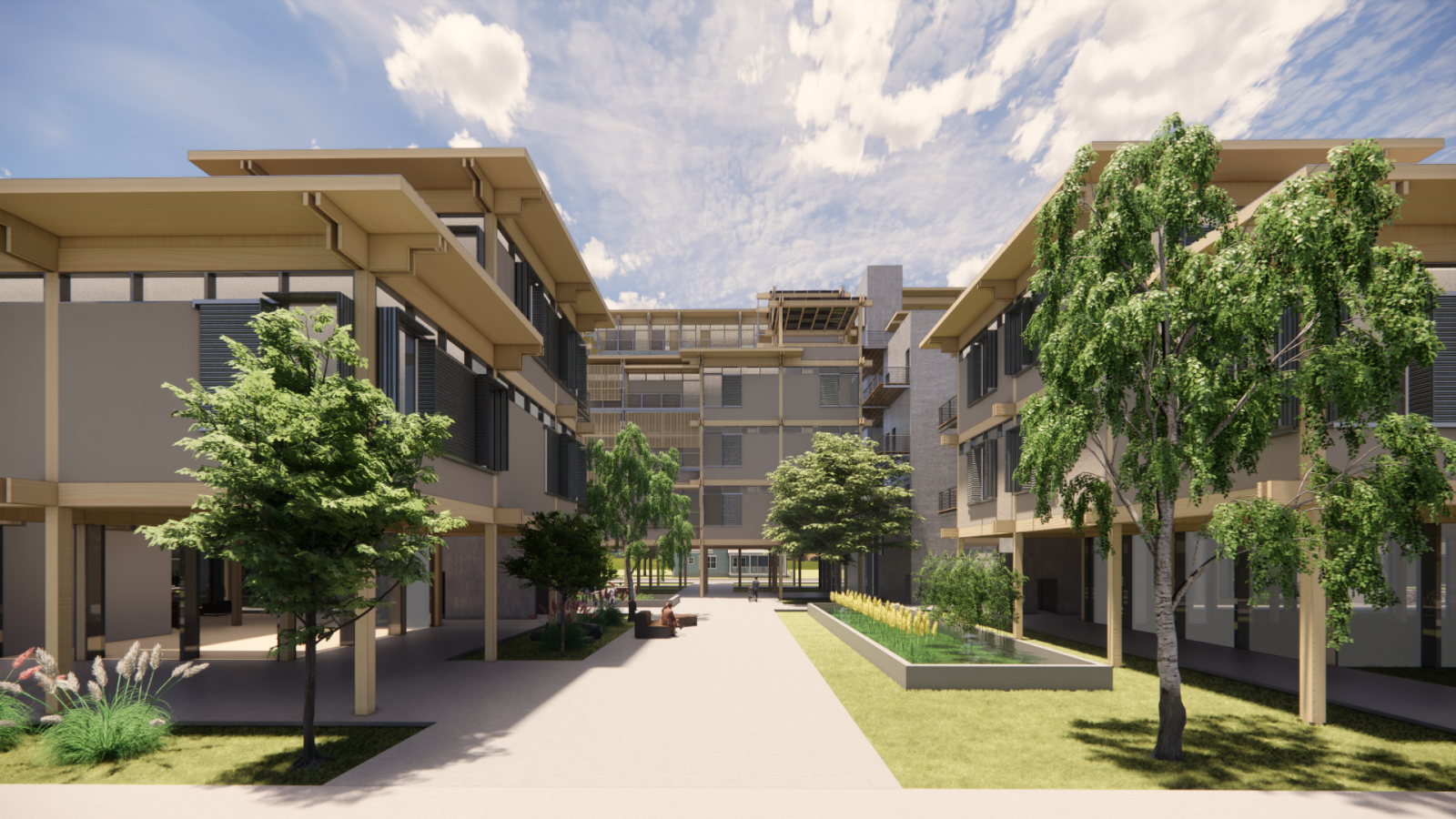 View of a courtyard