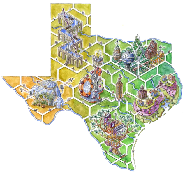 Illustration of Texas