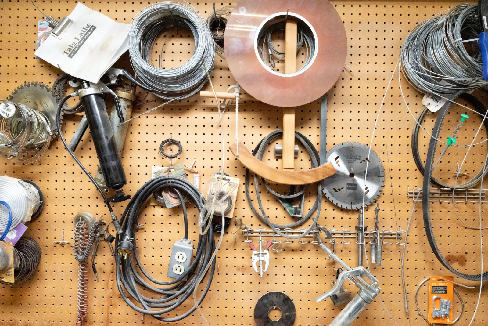 Tools on display