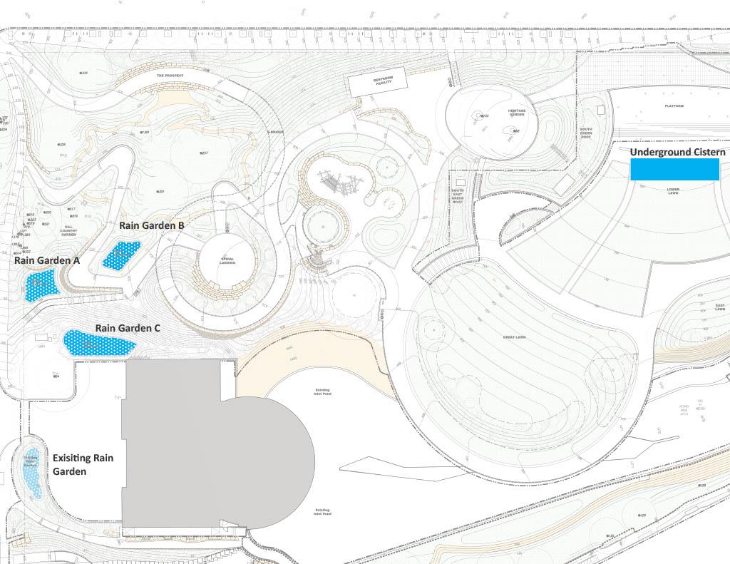 Rain garden diagram