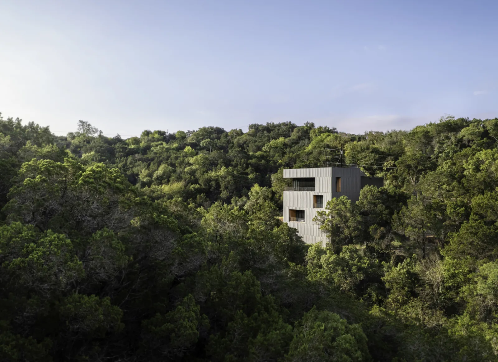 Falcon Ledge Residence Falcon Ledge Residence surrounded by trees.