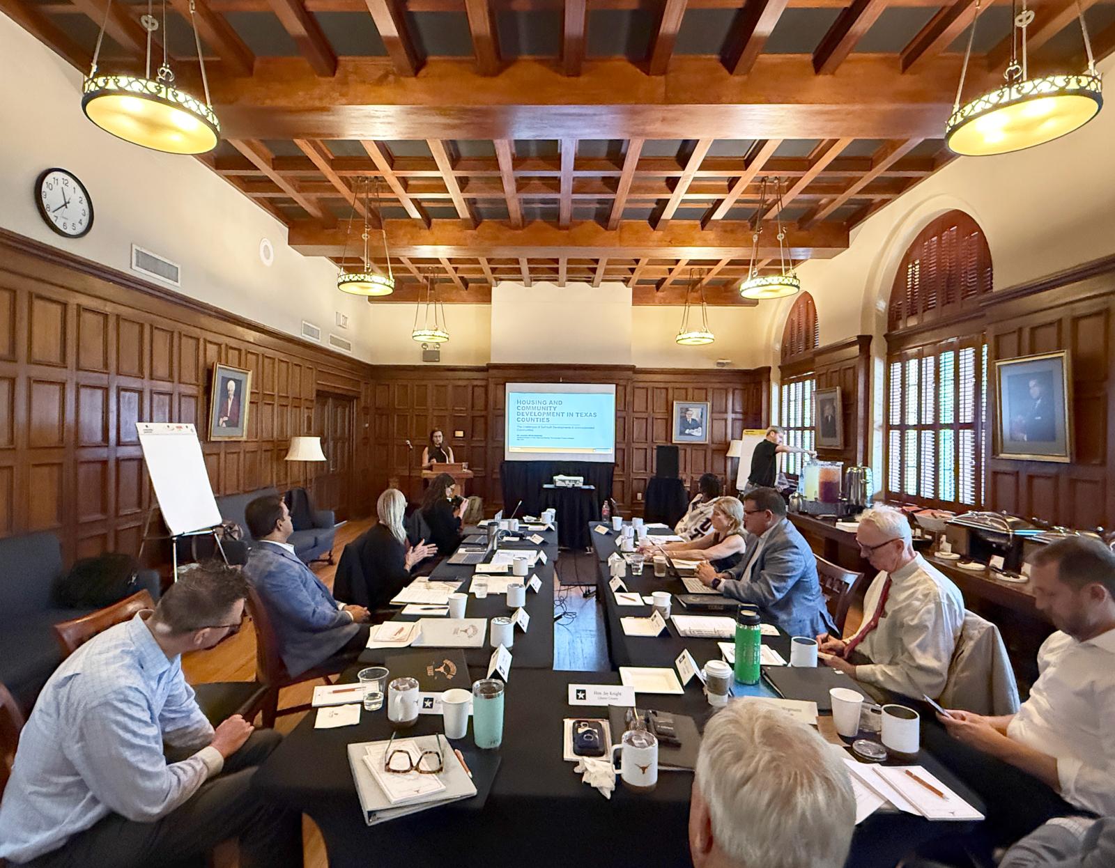 Texas Triangle County Judges' Planning and Design forum Faculty presents at the Texas Triangle County Judges' Planning and Design forum