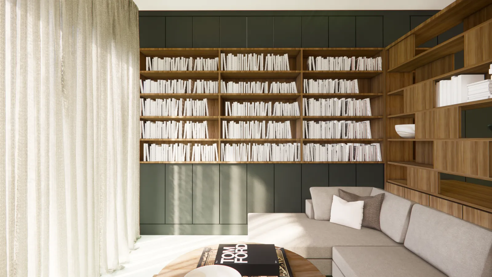 In-progress Rendering by 3 Fold Design Studio