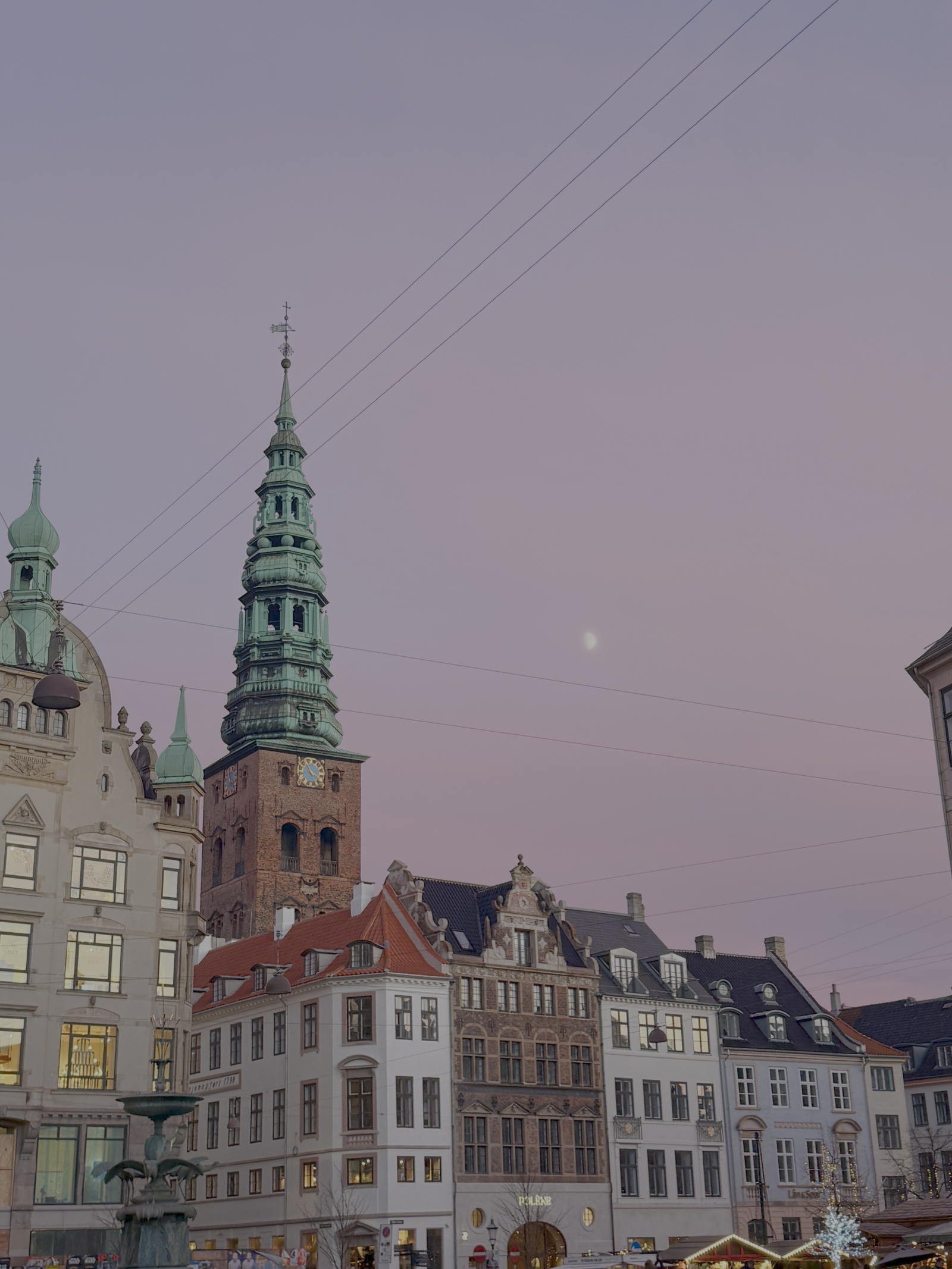 Copenhagen at sunset 