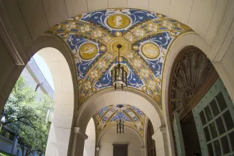 Sutton Hall ceiling mosaic