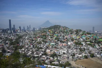 Aerial view of Monterrey, Mexico