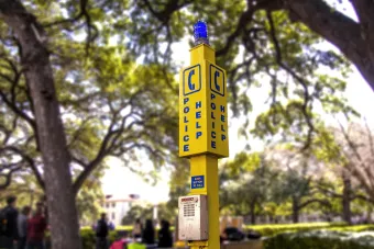 Emergency call box