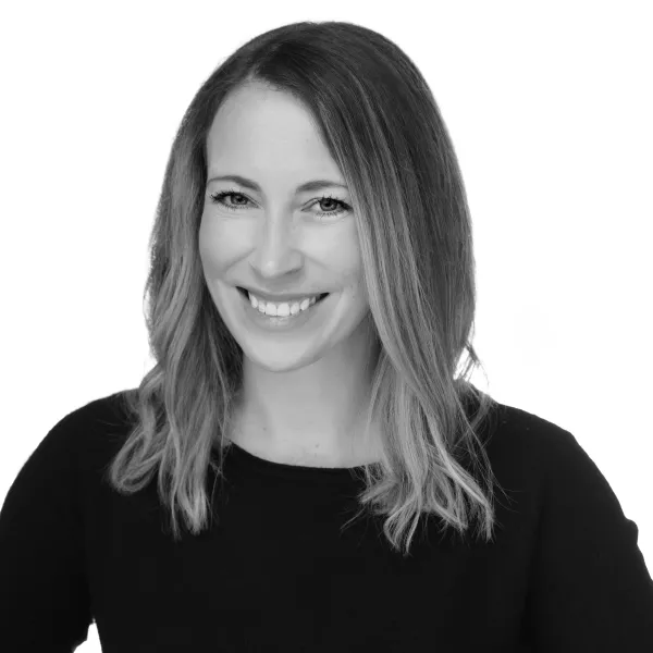 Black and white headshot of Interior Design alumna Kendra Ordia