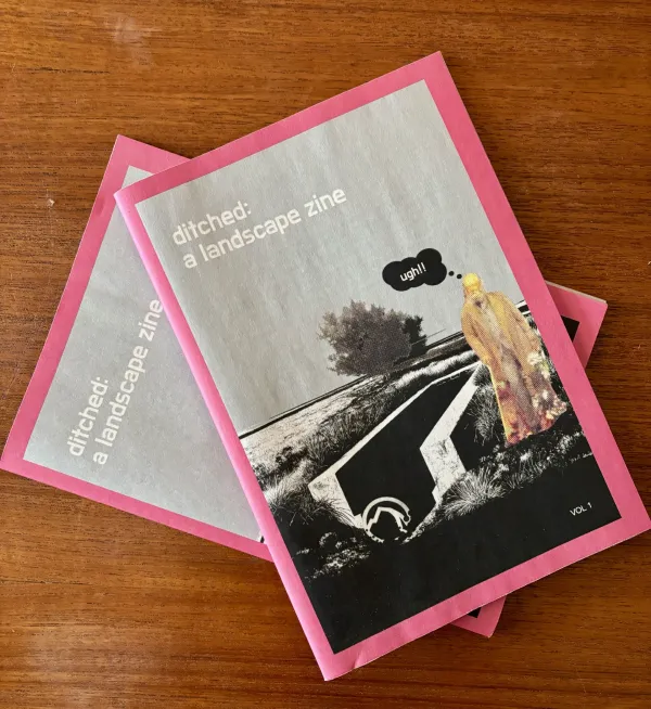 Ditched Schemes Two zines stacked together