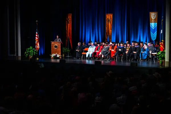 Kotchakorn Voraakhom addresses the UT Austin School of Architecture Class of 2025 Kotchakorn Voraakhom addresses the UT Austin School of Architecture Graduates