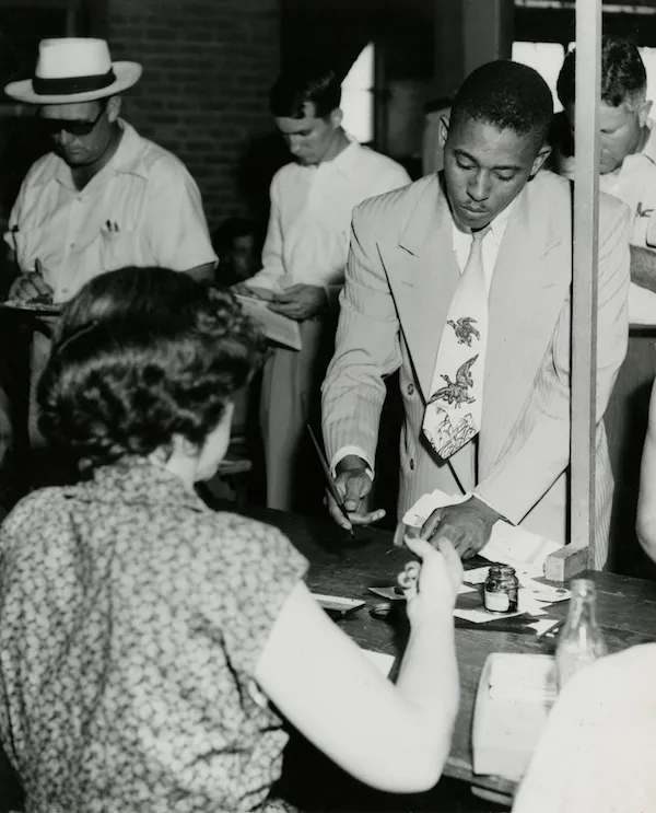 John Saunders Chase enrolls at UT in 1950.