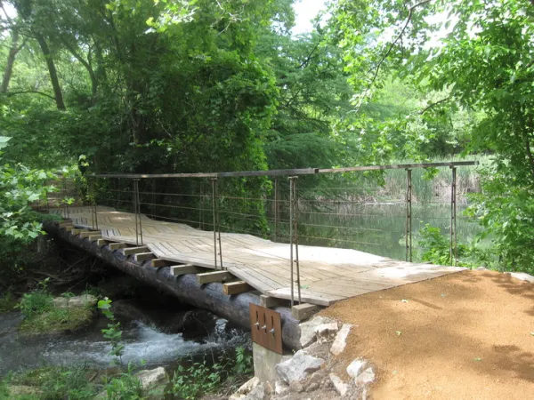 Pedestrian Bride over Cypress Creek