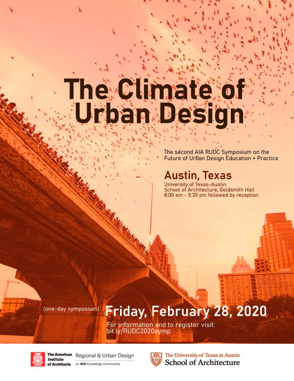 Climate of Urban Design Event Poster