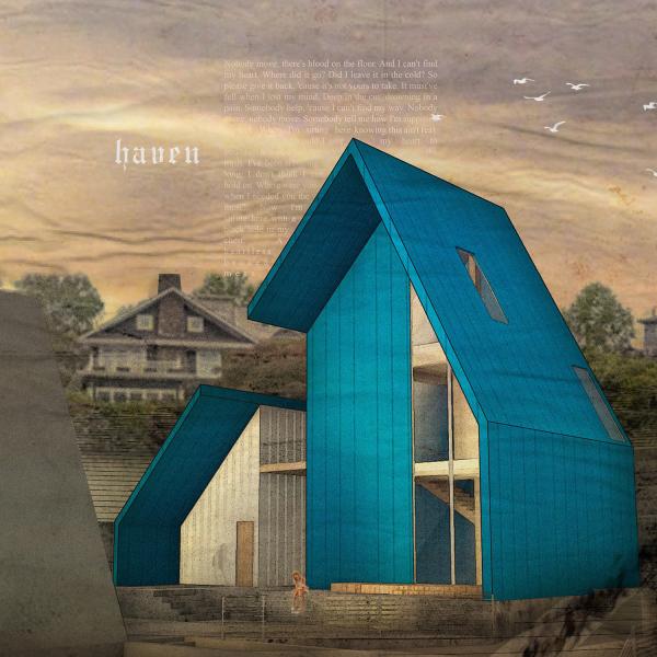 Rendering of Britny Hernandez's award-winning "haven" project