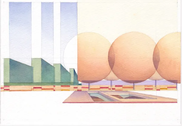 Watercolor by Joyce Rosner
