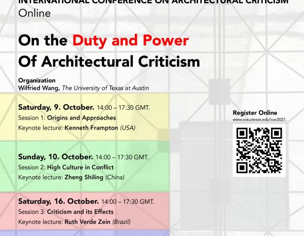 On the Duty and Power of Architectural Criticism Graphic