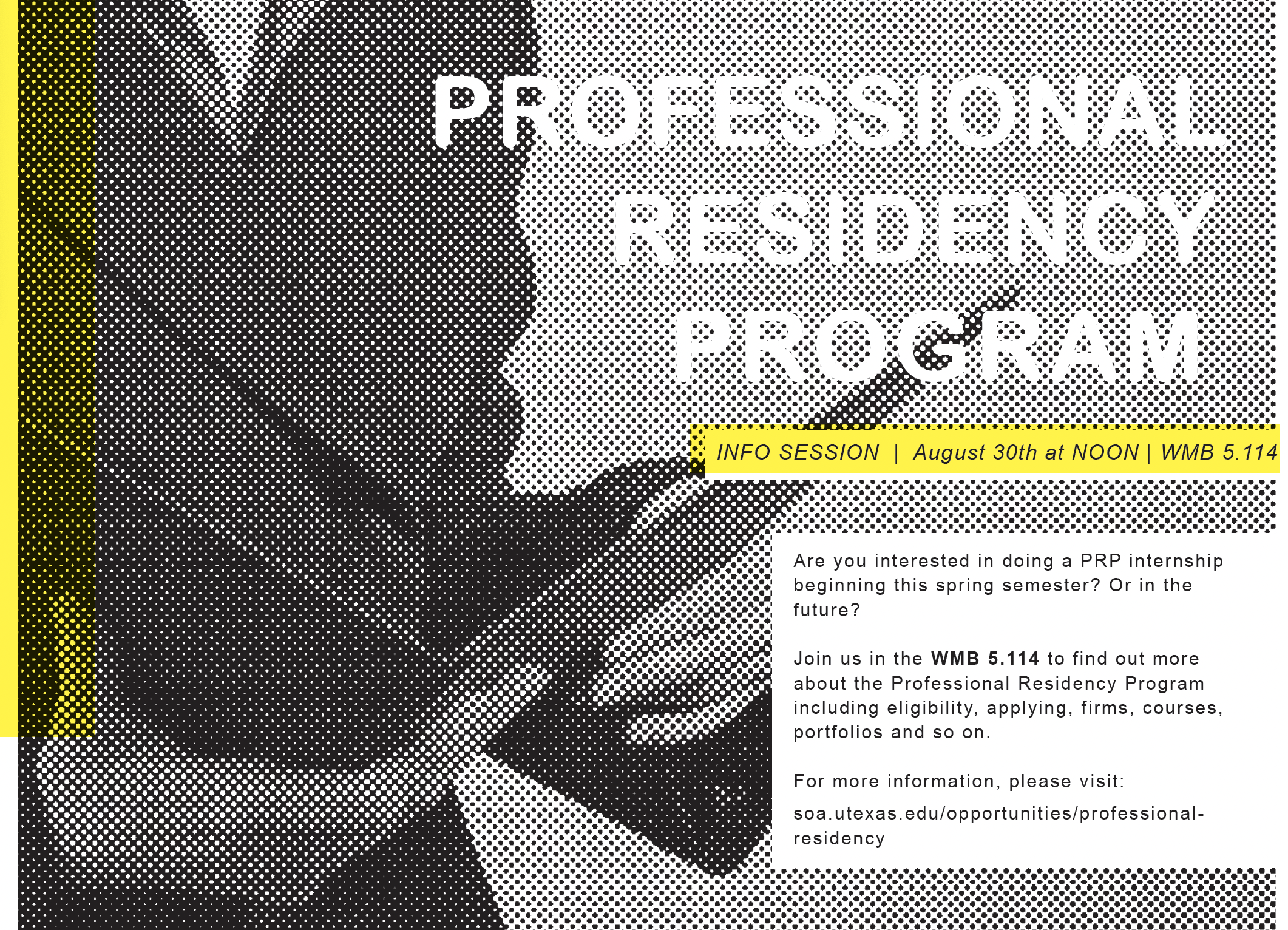 PRP Info Session graphic