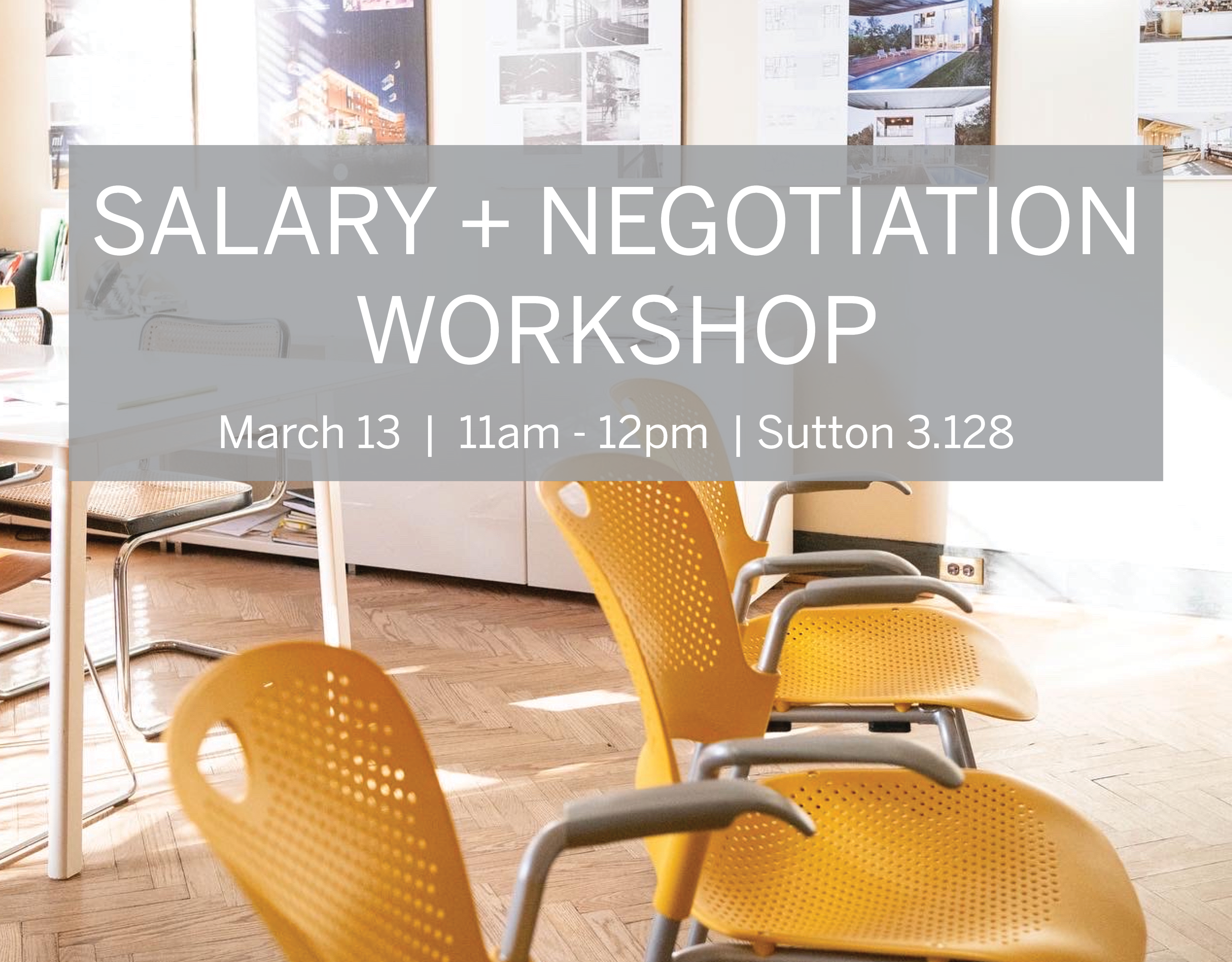 Salary and Negotiation Workshop Poster