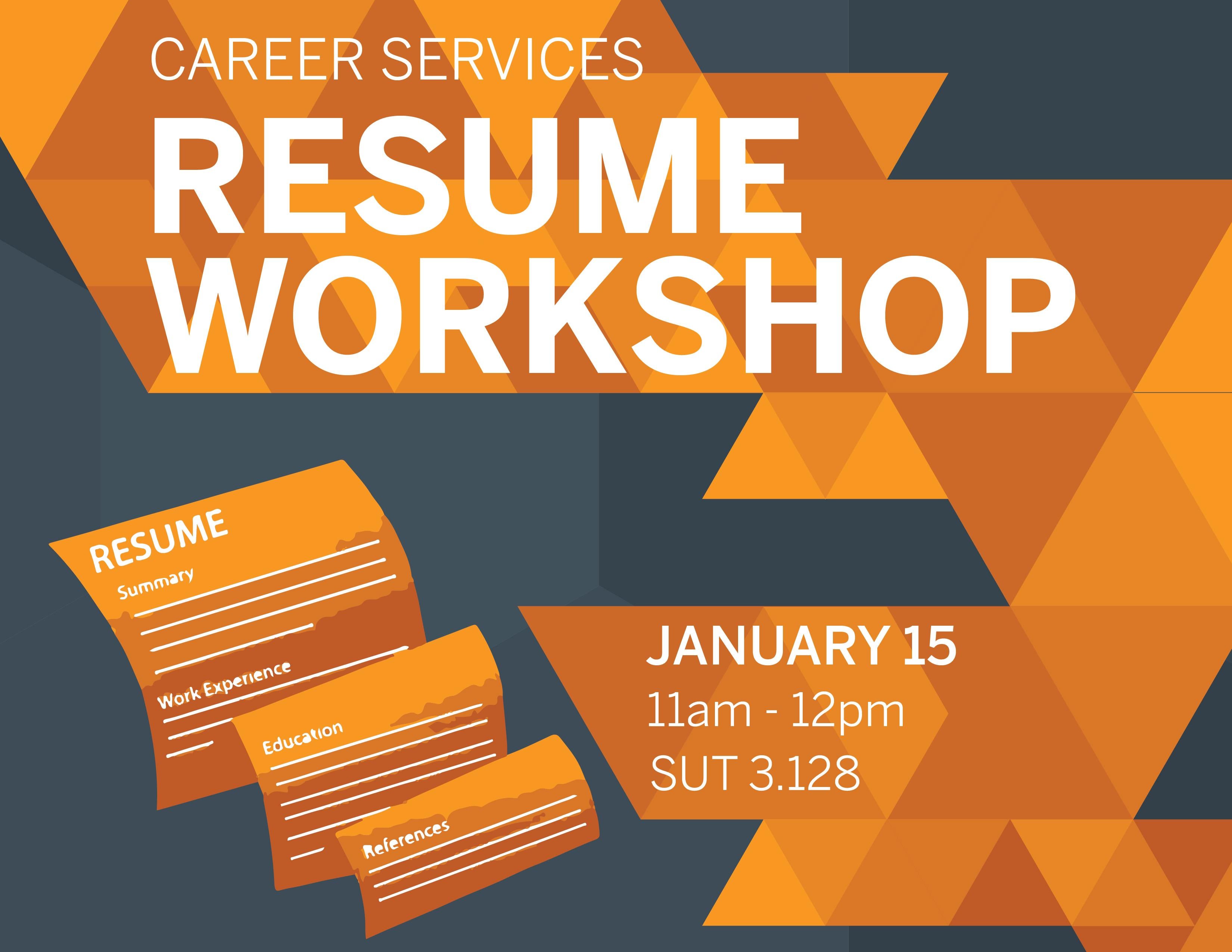 resume workshop