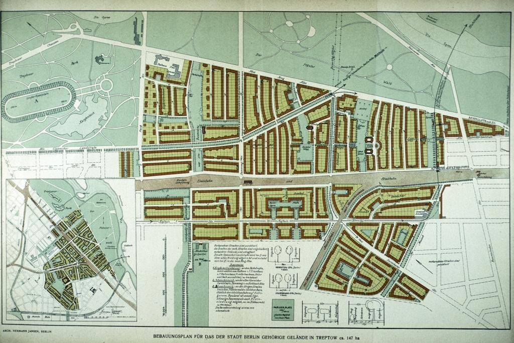 Treptow housing plan with gardens and green spaces