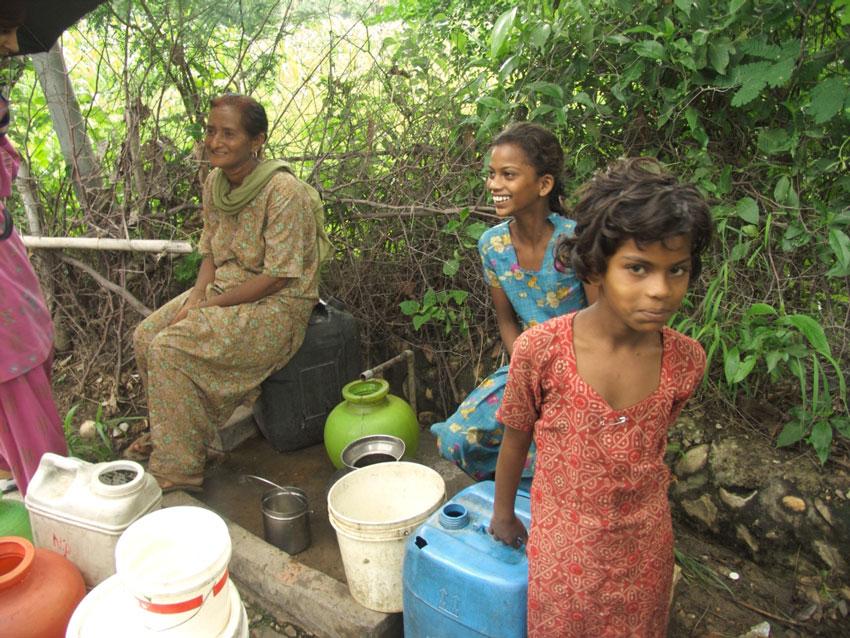 Waiting for Water, Garli Heritage Village, Himachal Pradesh					