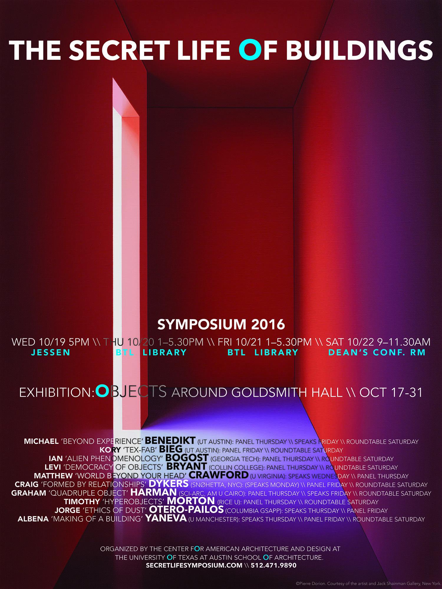 The Secret Life of Buildings Symposium