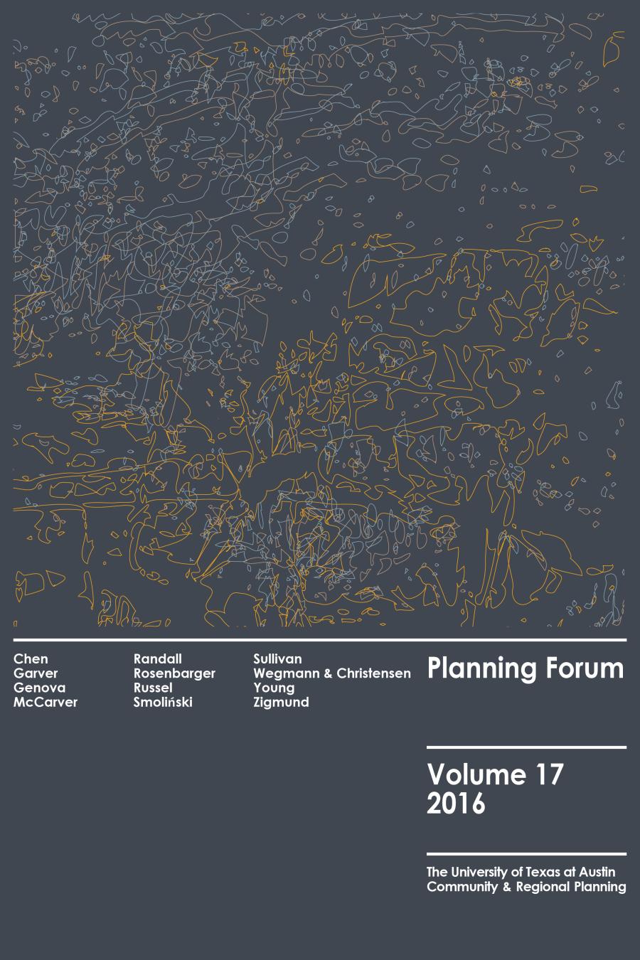 Planning Forum Volume 17
