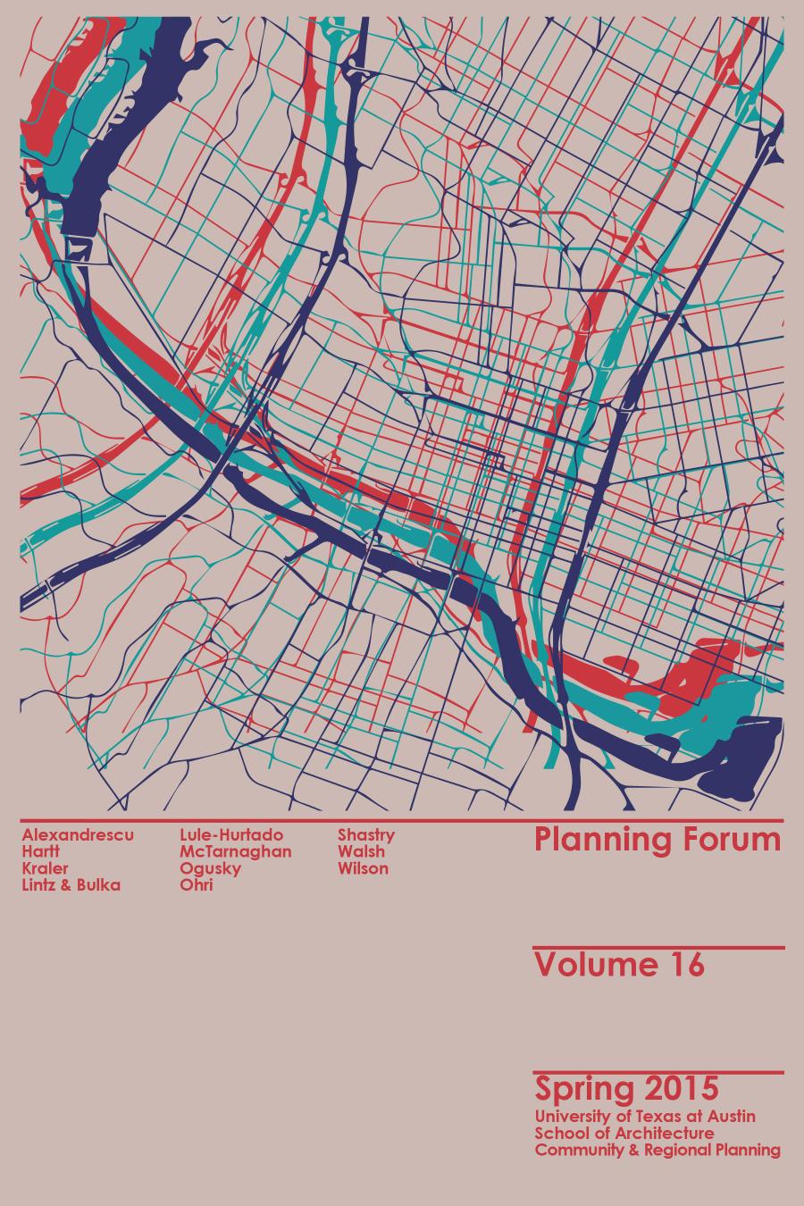 Planning Forum Volume 16