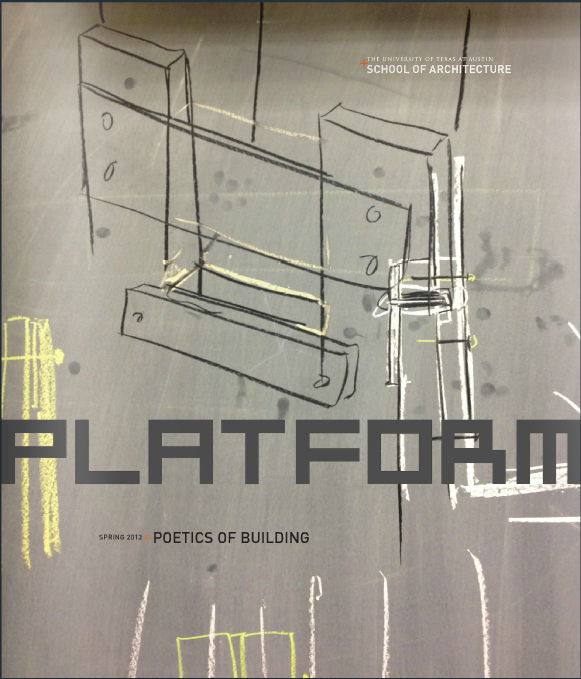Cover of PLATFORM 2013 Poetics of Building