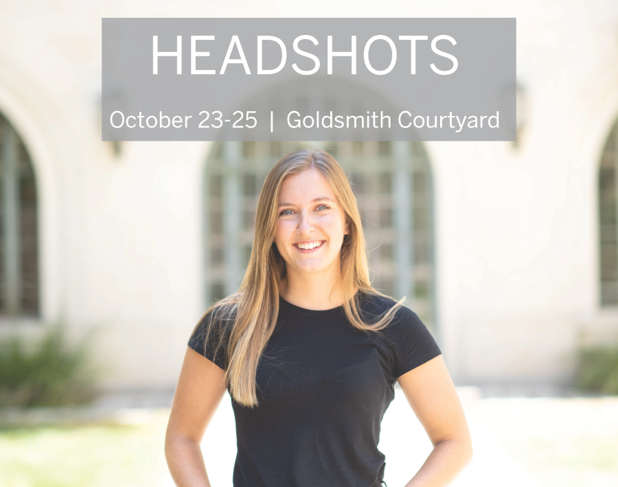 Graphic that reads "Headshots"