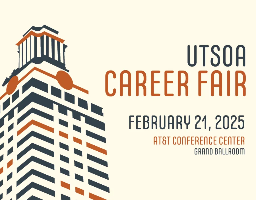 2025 UTSOA Career Fair Poster